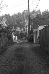 Alley in black and white © Michael Lebowitz