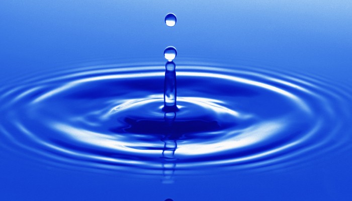 Drop Falling into Water