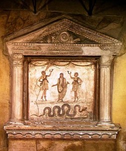 1. Shrine in the House of the Vetti – Pompeii