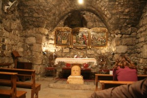 The chapel of Ananias where St Paul converted Damascus.