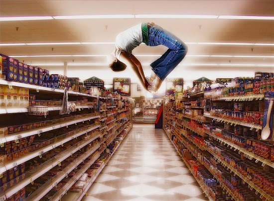 "Shopping - a near religious experience in our consumer societies all around the world..." says photographer David Blackwell.