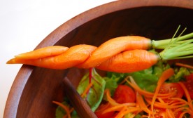 Carrot and salad