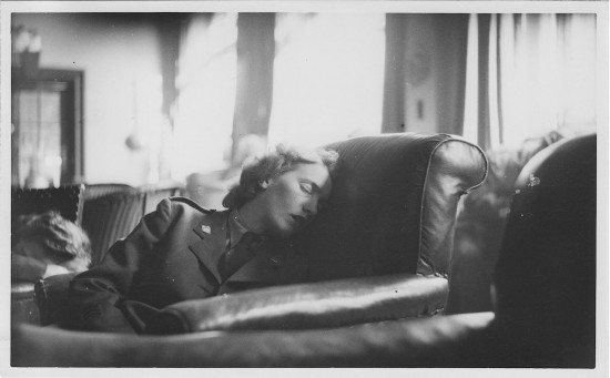 Returning home from the war – February 1946