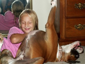 Playing in Daddy's Room