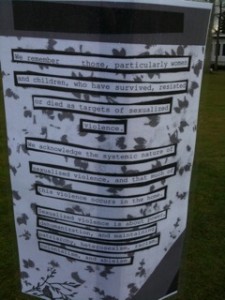 National Day of Action on Vioence Against Women