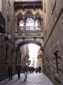 Sagrada Familia, Gaudi's cathedral in Barcelona, Spain