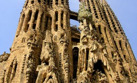 Cathedral 'Sagrada Família' in Barcelona/Spain, designed by Gaudi