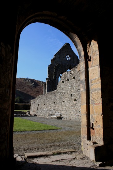 Cloister at Valle Crucis Abbey