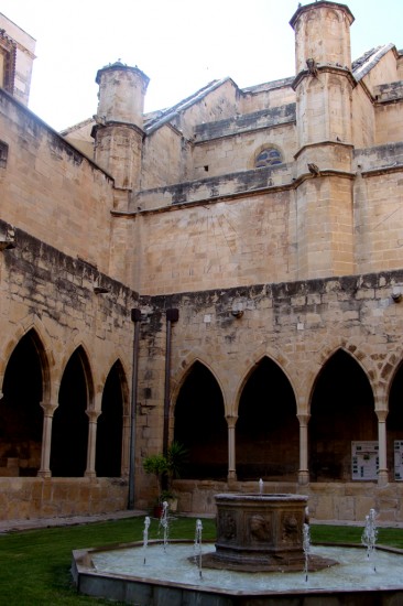 Cloister in Tortosa Spain