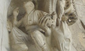Detail inside Sagrada Familia