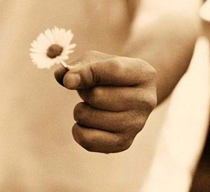 Flower in hand
