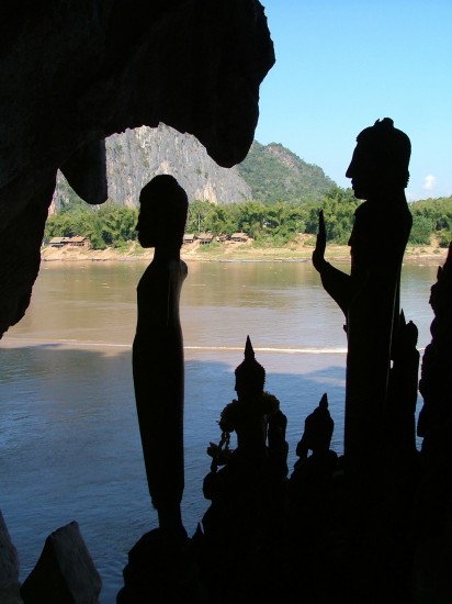 Laos Pak Ou Caves near Luang Prabang 