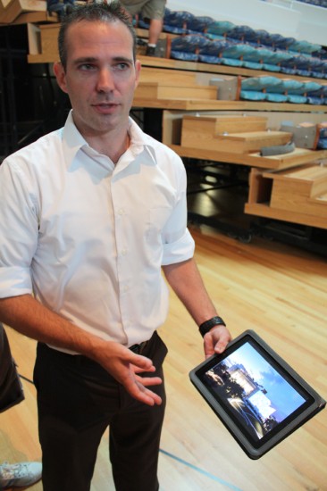 Michael Frisco in the theatre at the New World Centre