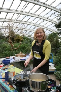 Welsh culinary expert and TV host Nerys Howell