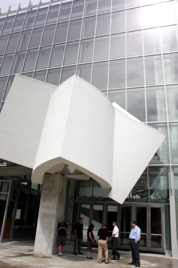 Entrance to the New World Centre