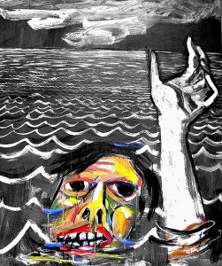 "Throw a drowning man a brick" by futureofthebook.org