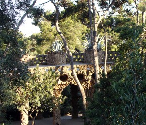 Viaduct in Parc Guell