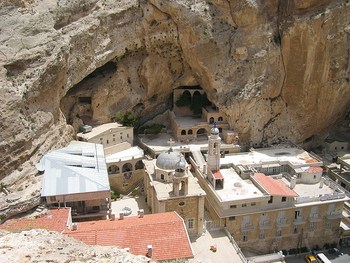 The monestary in Maalula