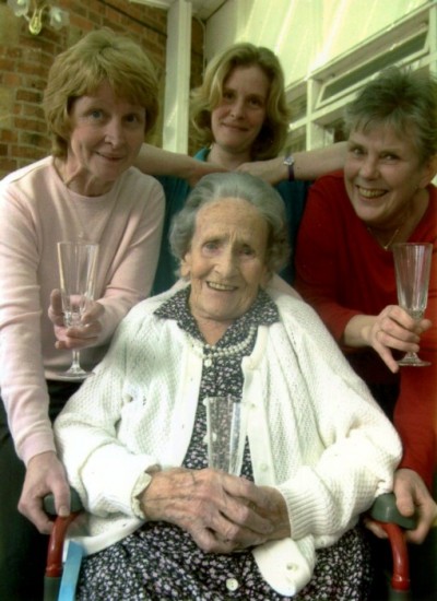 My Mum, aged 100 years.