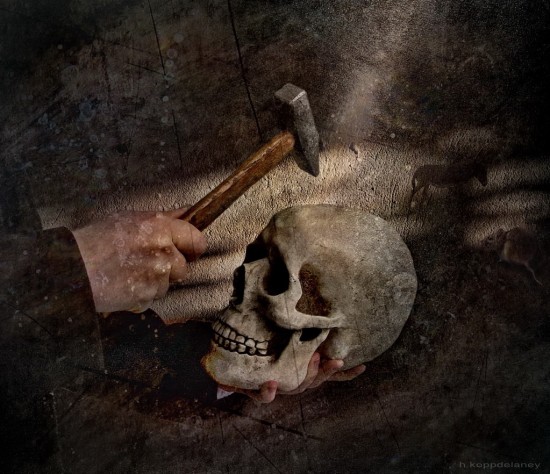 Hammer and skull