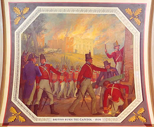 British Burn the Washington, D.C.