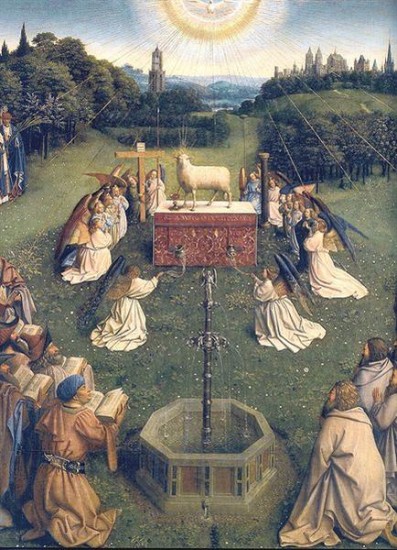 Ghent Altarpiece: Adoration of the Lamb