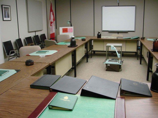 The War Cabinet Room in the Diefenbunker