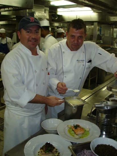 Crystal Symphony's Guest Chef and Executive Chef