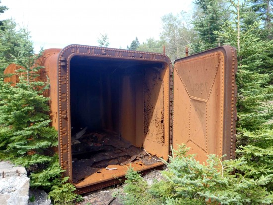 Rusting quarantine hospital infrastructure