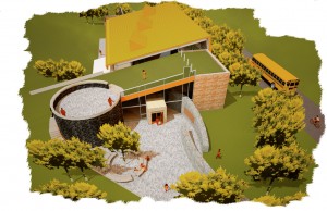 An artist's conception of the new interpretive centre in Birchtown to be completed by July 2013 that will tell the story of the Black Loyalists.