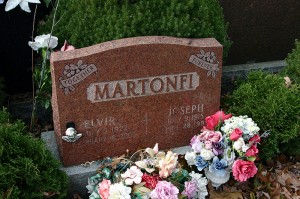 Martonfi Family plot in the Tillsonburg Cemetery, Ontario