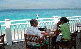 Breakfast by the sea at the One and Only Resort