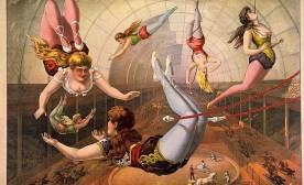 Circus Postcard from 1890