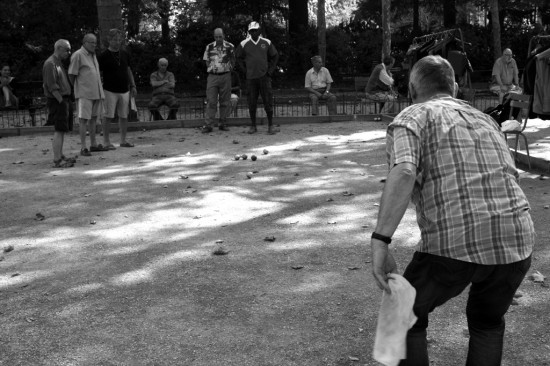 A game of boules in Paris, Rhyno 2012