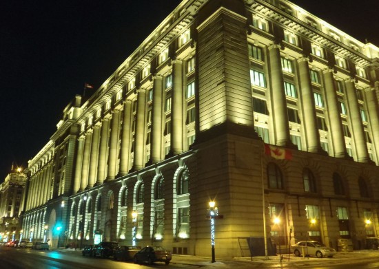 Old Montreal at night