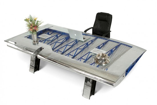 MotoArt - Desk made from an old PBY Catalina
