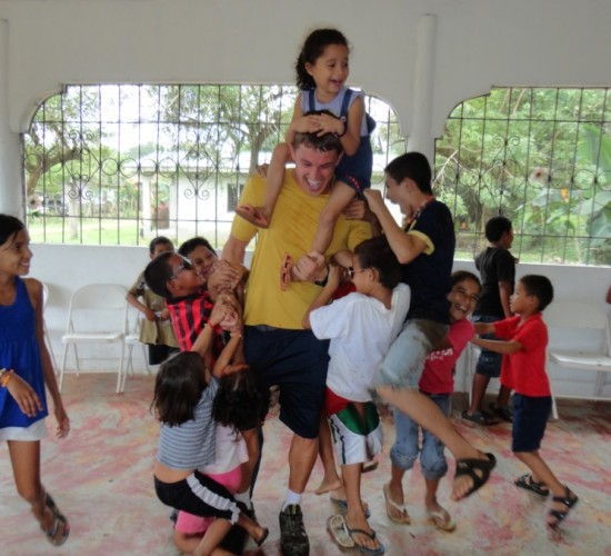 Adam and the kids