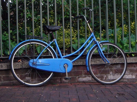 Old blue bike
