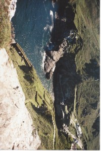 Tintagel: Looking Down on part of the Castle