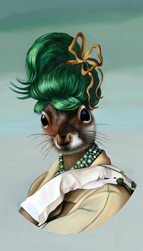 Green Bun Squirrel - Carollyne Yardley