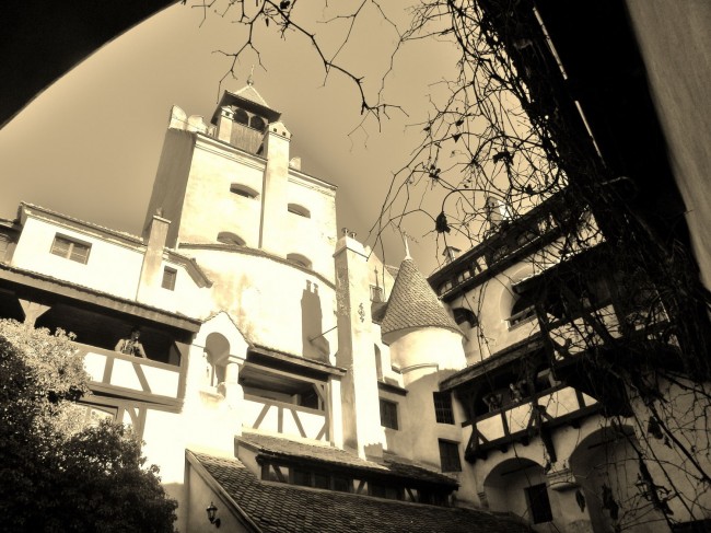 Courtyard of Bran Castle