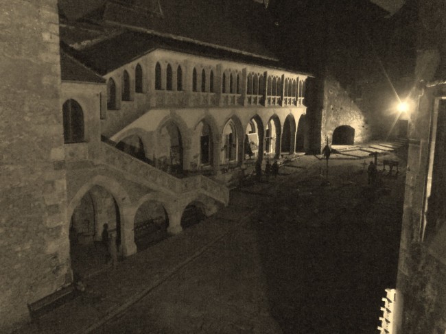 The courtyard of Hunyadi Castle The courtyard of Hunyadi Castle