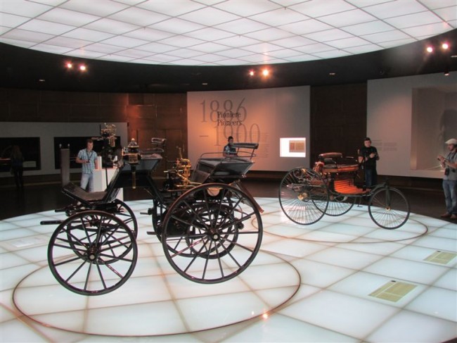 First automobiles - Mercedes Benz Museum