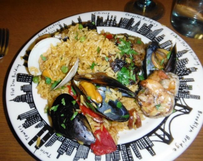 Paella on the Plate