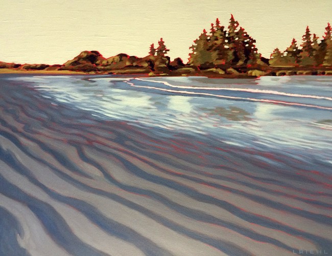 Sunrise on Chester © Lisa Riehl Acrylic on Canvas - 22 x 28