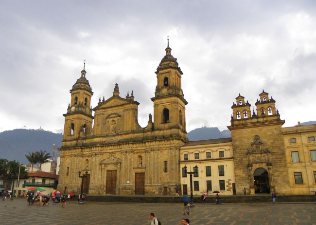 View of Primary Cathedral, Plaza Bolivar