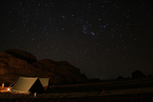 Starry Night at Wadi Rum