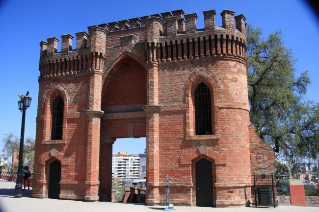 All that remains of a Spanish fortress in built in Santiago during the 1700s after numerous earthquakes.