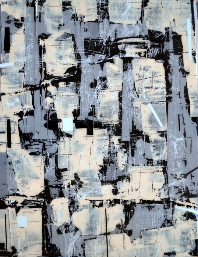 Berlin Map II © Ira Hoffecker:  24x30