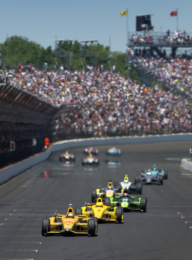 Cars Coming Out of Turn 4 at the Indy 500 © Mark Edward Harris Cars Coming Out of Turn 4 at the Indy 500 © Mark Edward Harris